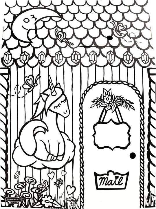 Immagine prodotto Fellowes Casa da gioco Unicorno da colorare