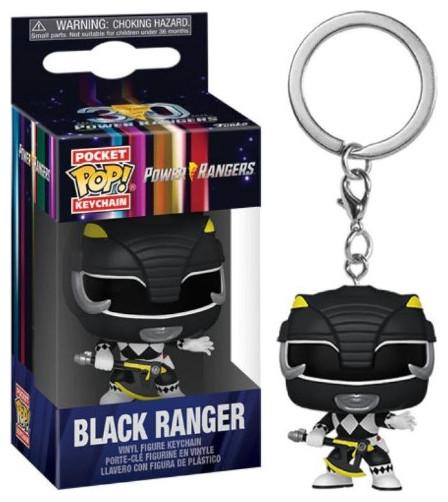 Produktbild Funko Power Rangers 30th présentoir porte-clés Pocket POP! Vinyl Black Ranger 4 cm (1)