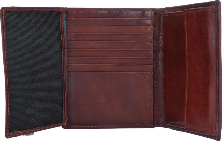 Actual product image Braun Büffel Arezzo wallet RFID leather 10 cm