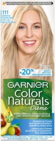 Actual product image Garnier Color Naturals Colour cream no. 111 Super-light Ash Blonde (111 Super-light Ash Blonde)