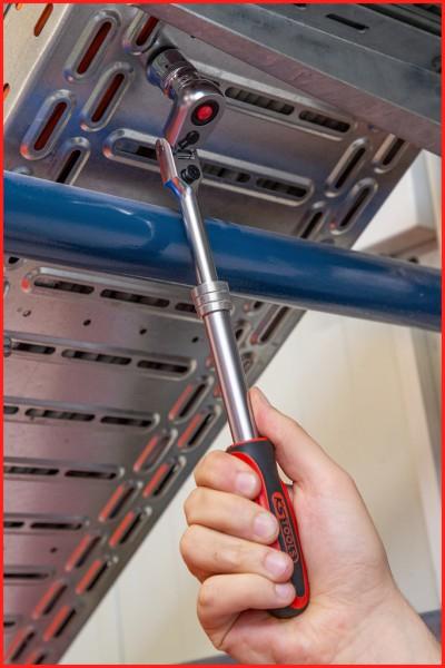 Produktbild KS Tools 3/8" SlimPOWER Teleskop-Gelenk-Umschaltknarre (3/8")