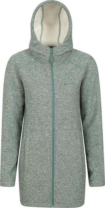 Actual product image Mountain Warehouse Womens/Ladies Mallaig Longline Fleece Jacket (36 D)