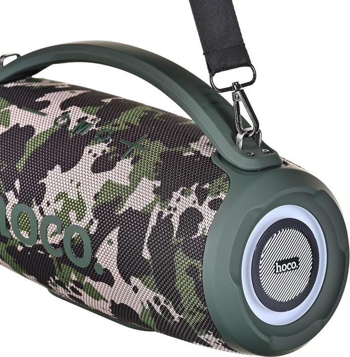 Actual product image Hoco Bluetooth speakers wireless speaker bluetooth HA4 camouflage green (4 h)