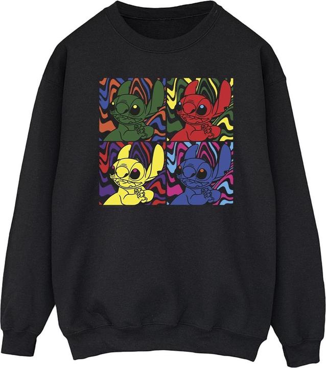 Actual product image Disney Mens Lilo & Stitch Pop Art Sweatshirt (XL)