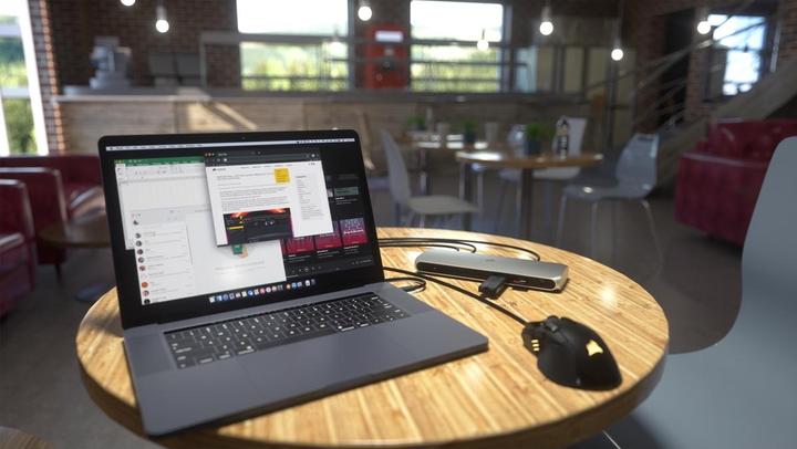 Actual product image Corsair TBT100 (Thunderbolt, 9 Ports)