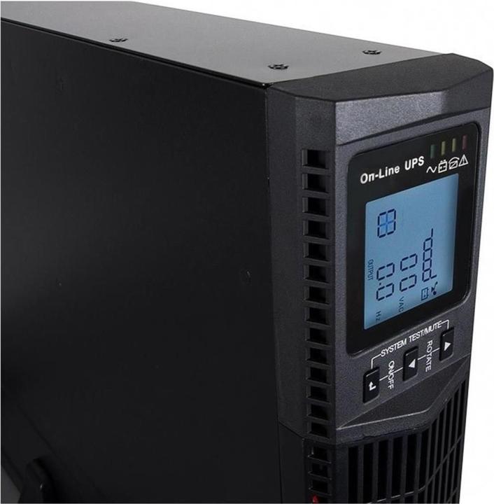 Produktbild GreenCell UPS Online RTII 3000VA LCD (3000 VA, 2700 W, Online-Doppelwandler USV)