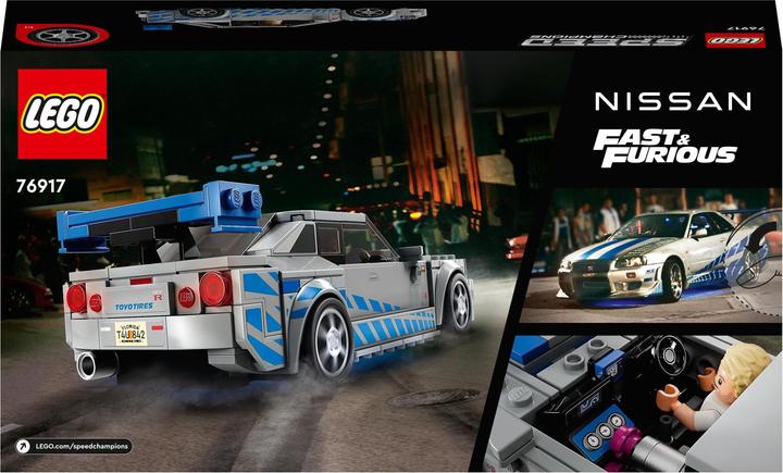Image du produit LEGO 2 Fast 2 Furious - Nissan Skyline GT-R (R34) (76917, LEGO Speed Champions)