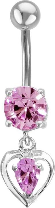 Immagine prodotto Bijouteria Piercing ventre (Acciaio chirurgico 316L, Argento 925, Zirconia)