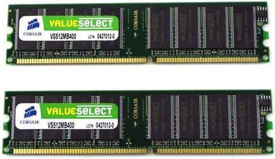 Produktbild Corsair ValueSelect (2 x 4GB, 1600 MHz, DDR3-RAM, DIMM)