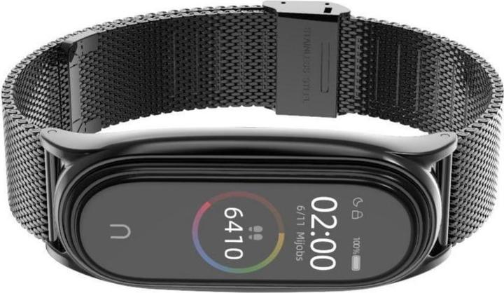 Immagine prodotto Tech Išmaniosios apyrankės Xiaomi Mi Smart Band 5/6 dirželis, Juodos spalvos (Acciaio inossidabile, Xiaomi Mi Smart Band 5)