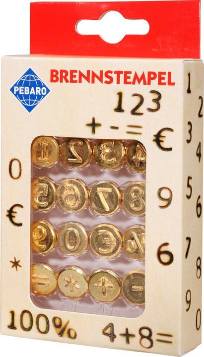 Immagine prodotto Pebaro Set di ferri da stiro per il marchio (Punta di combustione)