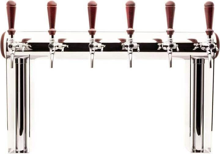 Ich-zapfe Schanksäule, Bierzapfsäule - Naked Cold bridge 6-leitig