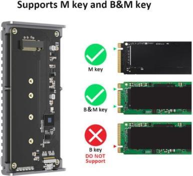 Immagine prodotto LMP DataFlash USB4 SSD,enclosure for NVMe PCIe SSD USB4 (2.5")