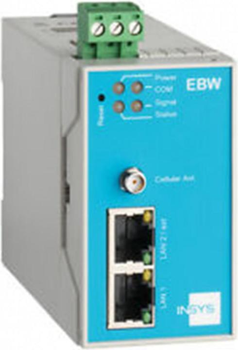 Produktbild Insys icom MRX3 LAN, modularer-LAN-LAN-Router, VPN 5xEthernet 10/100BT 2xdig.Ein MRcard-Slots:1xfrei