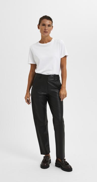Produktbild Selected Femme Tapered Lederhose (40)
