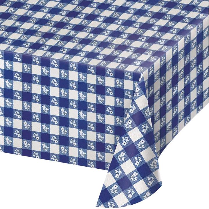 Actual product image Creative Party Plastic Checked Party Table Cover