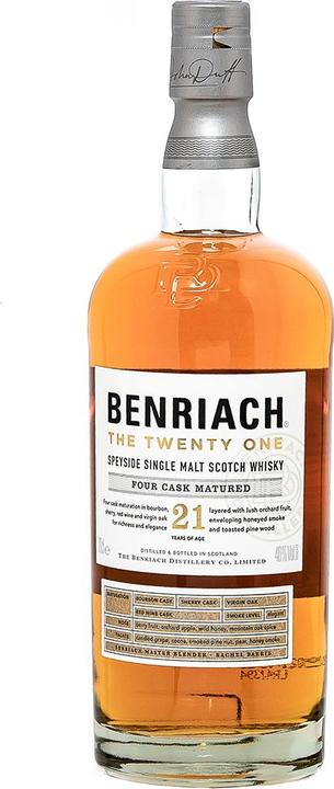 Image du produit BenRiach Le Twenty One 21 ans d'âge (Scotch Whisky, 1 x 70 cl)