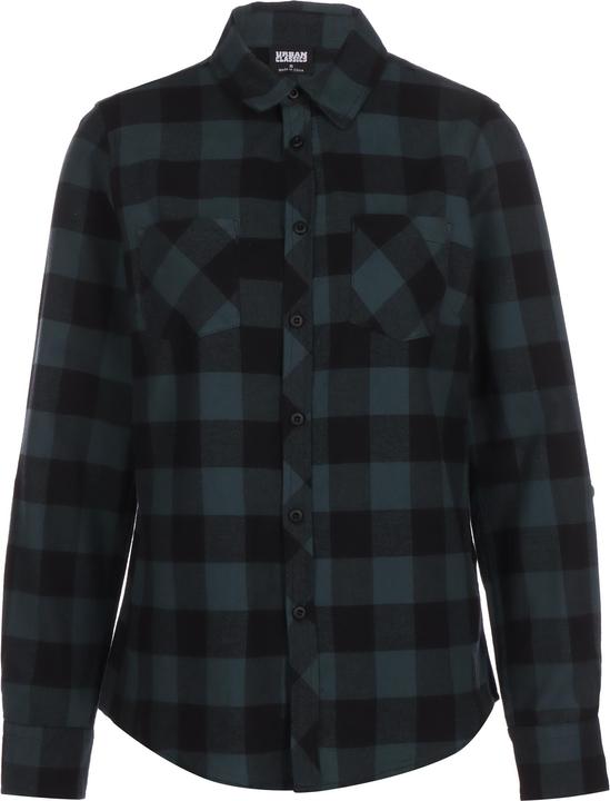 Urban Classics Ladies Turnup Checked Flanell Shirt