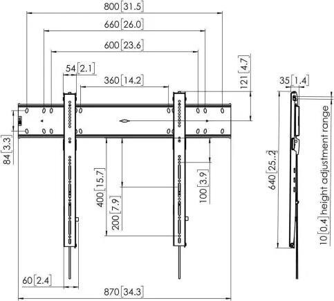 Produktbild Vogels PFW 6800 (Wand, 80", 100 kg)