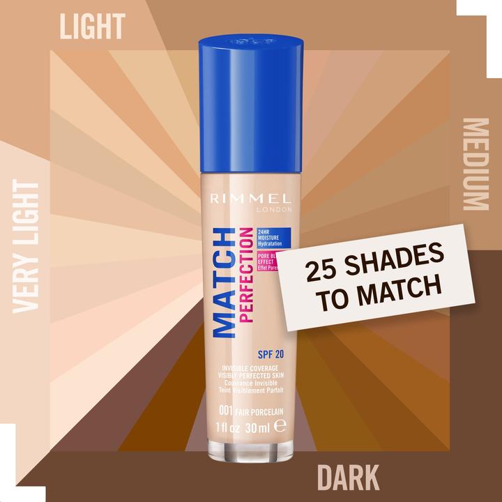 Produktbild Rimmel London Match Perfection Foundation (975F37)