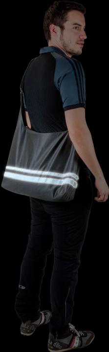 Immagine prodotto SafetyMaker Borsa per la spesa con strisce riflettenti nero