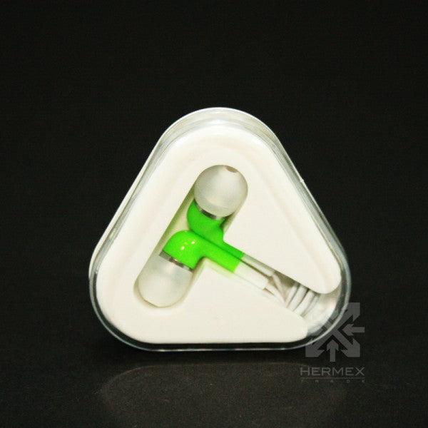 Image du produit Hermex Ecouteurs intra-auriculaires Casque avec micro Vert (Sans fil)