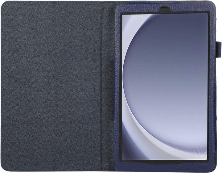 Cover-Discount Galaxy Tab A9 - Bi-fold stand case dark blue (Galaxy Tab A9)