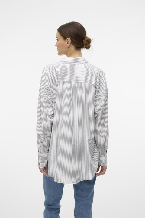 Produktbild Vero Moda Vmnora Ls Oversize Shirt Wvn Ga Noos (L)