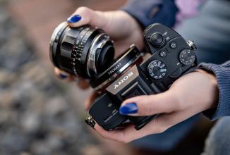 Actual product image Techartpro AF-Adapter Leica M - Sony E-Mount, V2