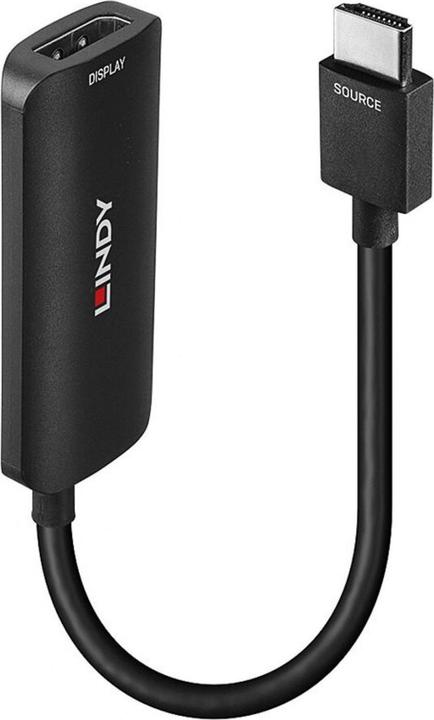 Produktbild Lindy HDMI 4K60 auf DisplayPort 1.2 Konverter Zum Anschluss einer HDMI-Quelle an ein DisplayPort Display (HDMI, 15.70 cm)
