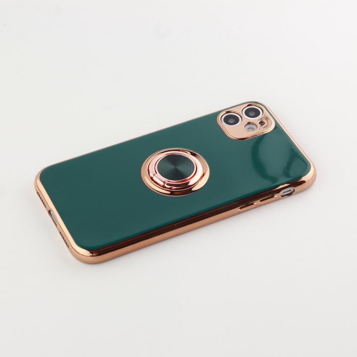 Produktbild PhoneLook Hülle Gummi Bronze mit Ring (Samsung Galaxy S24 Ultra)