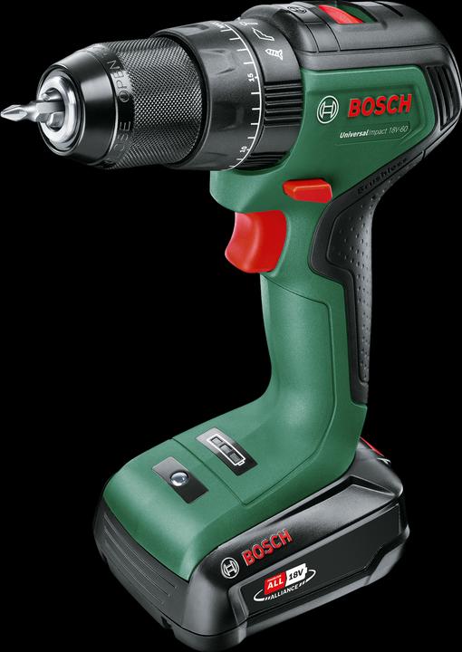 Actual product image Bosch Home & Garden Universal Impact 18V-60 (Rechargeable battery operated)