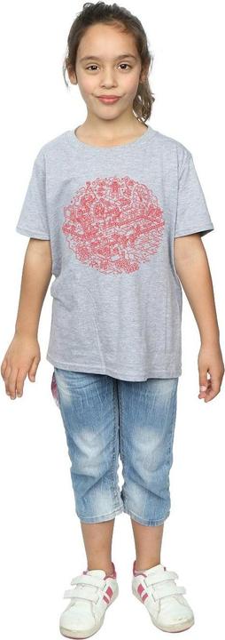Produktbild Star Wars Christmas Death Star TShirt Mädchen (140, 146)