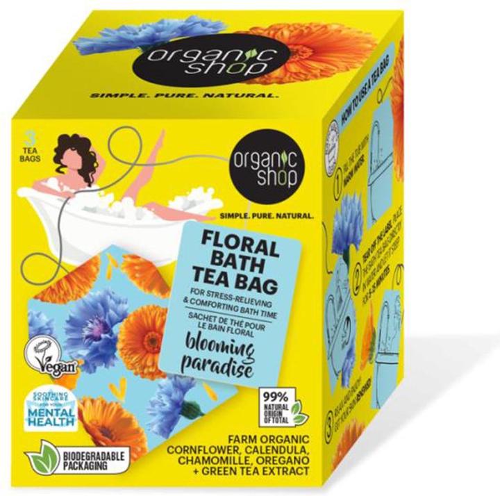 Produktbild Organic Shop Blooming Paradise Floral Bath Tea Bags - 280 Units