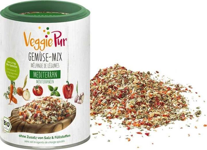 Produktbild Veggiepur Bio Gemüse-Kräuter-Mix Mediterran (169 g)