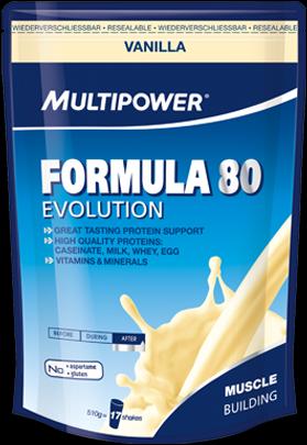 Produktbild Multipower Formula 80 (Vanille, 1 Stk., 510 g)