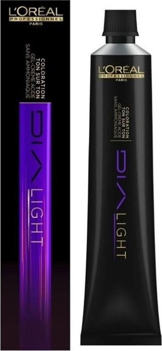 L'Oréal Professionnel DIA LIGHT gel-crème acide sans amoniaque #6 50 ml (#6 Dark Blonde)