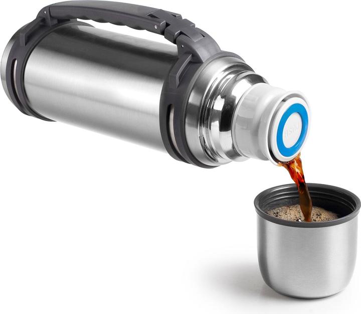Immagine prodotto Ibili Thermosflasche Edelstahl XL 1,4 Liter Perfekt für unterwegs oder beim Camping (1.40 l)