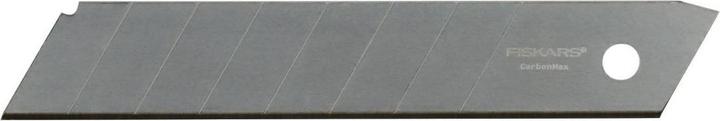 Fiskars Abbrechklingen, Für Cuttermesser, 25mm, Rostfreier Stahl, 10er Pack, CarbonMax, 1048 (Ersatzklinge)