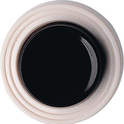 Friedland Bouton de sonnette D117 transparent/noir