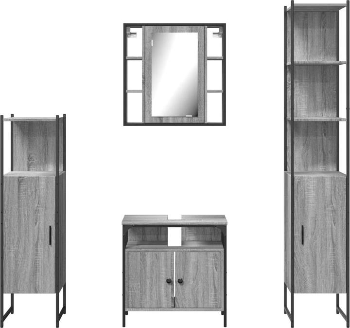 Produktbild VidaXL 4-tlg. Badmöbel-Set