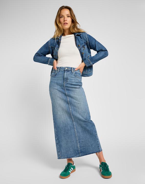 Image du produit Lee Jupe en jean Back Slit Maxi Skirt (29)