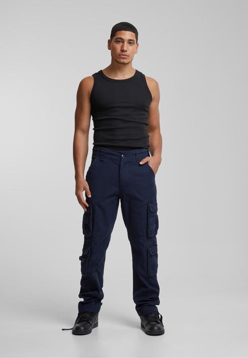Produktbild Brandit Pure Slim Fit Outdoorhose Grösse M Farbe Navy (M)