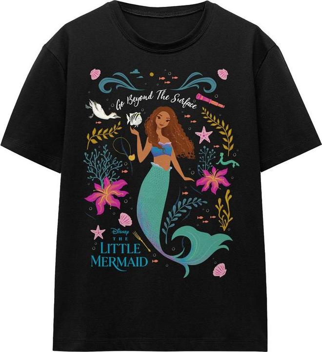 Image du produit The Little Mermaid - T-shirt GO BEYOND THE SURFACE - Adulte (XXL)