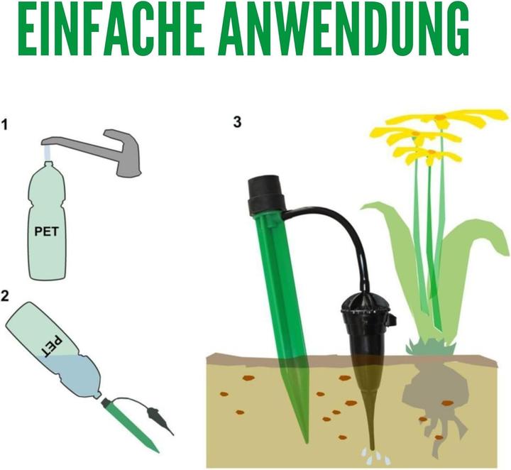Produktbild Novatool 4X Automatisches Bewässerungssystem Indoor - BEWÄSSERUNG BIS 30 Tage - Tropfbewässerungssys (Tropfbewässerung Set)
