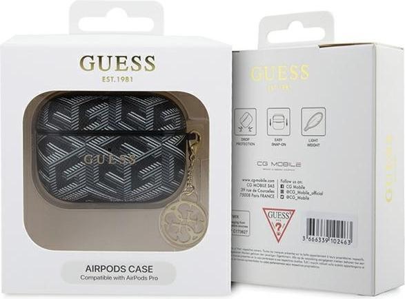 Produktbild Guess GUAPPGCE4CK AirPods Pro cover czarny/black GCube Charm (Kopfhörer Hülle)