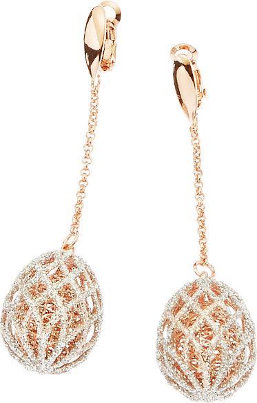 Produktbild Ottaviani Bronze earrings with silver glitter