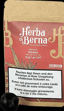 Actual product image Herba di Berna CBD Hash Ketama (10 g, Indoor)