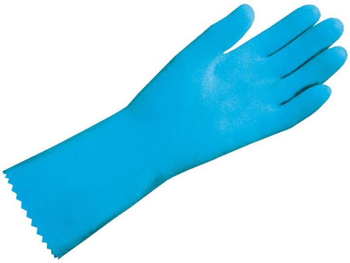 Actual product image Mapa Professional Chemical protective gloves 34300057 Latex Blue (7)