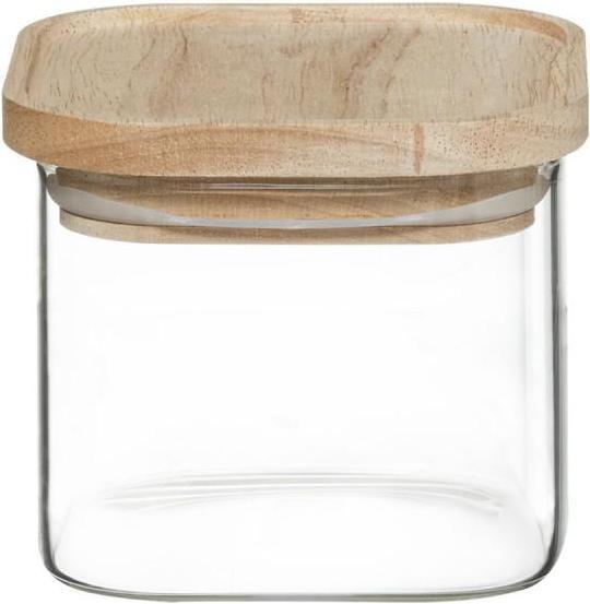 Produktbild Secret de Gourmet 4 stapelbare Gläser mit Holzdeckel (1 l)
